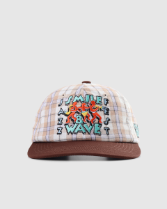 Smile and Wave Jazz Fest Strapback Lavender Check