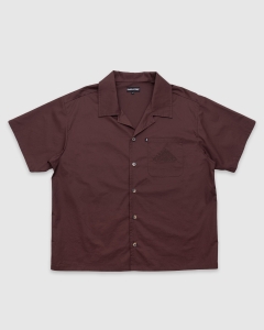 Passport Manuscript Casual SS Shirt Choc