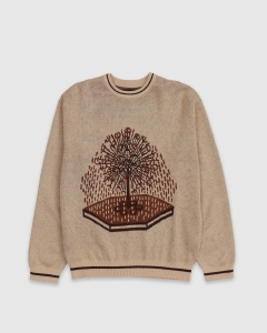 Passport Kings X Fountain Mohair Knitted Sweater Cream