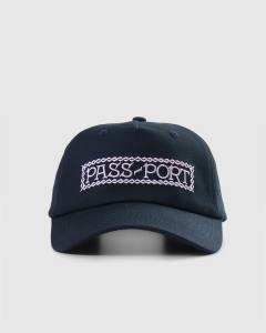 Passport Invasive Logo Freight Strapback Navy