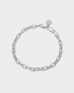 Shamone Jackie Oval Link Chain Bracelet Sterling Silver