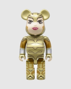 Medicom Toy Be@rbrick BB Wonder Woman Gold Armour 400% Collectible Figurine Multi