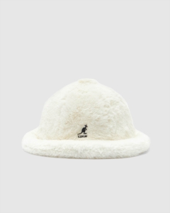 Kangol Faux Fur Casual Bucket Cream