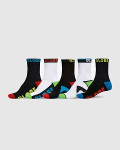 Globe Youth Destroyer Crew Sock 5 Pack
