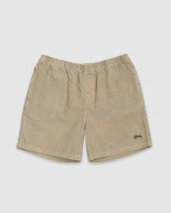 Stussy Wide Wale Cord Beachshort Khaki