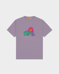 Dime Sunny T-Shirt Plum Grey