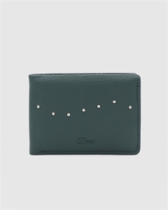 Dime Studded Bifold Wallet Forest