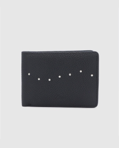 Dime Studded Bifold Wallet Black