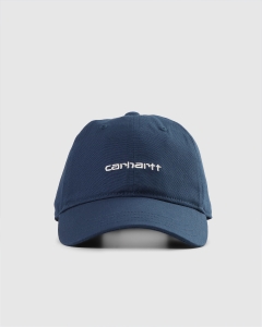 Carhartt WIP Canvas Script Strapback Squid/Salt