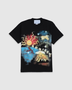 Jungles Anxiety Airbrush T-Shirt Black