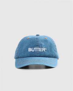 Butter Goods Rounded Logo 6 Panel Washed Slate
