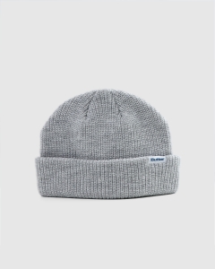 Butter Goods Wharfie Beanie Ash Grey/White