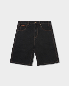 Butter Goods Baggy Denim Shorts Washed Black