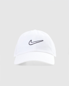 Nike Club Unstructured Swoosh Strapback White/Black