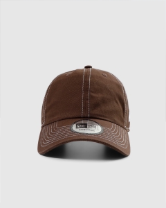 New Era Casual Classic Branded Contrast Collection Strapback Walnut/White