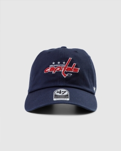 47 Brand Washington Capitals Clean Up Strapback Navy