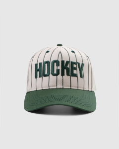 Hockey Pinstriped Snapback Cream