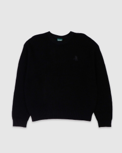 Passport Organic Waffle Knit Sweater Black