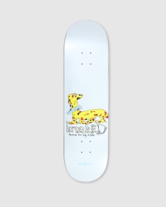 Krooked Mark Gonzales Dachshund Deck White