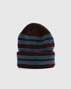 Pop Trading Striped Beanie Delicioso/Peacock Green