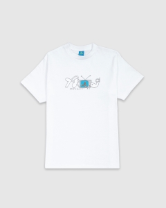 Frog Skateboards Television T-Shirt White