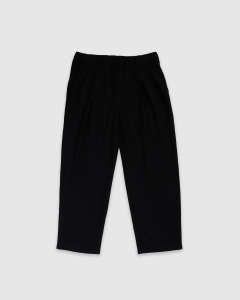 Dime Pleated Twill Pants Black