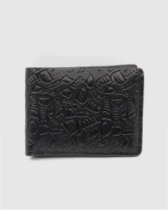 Dime Haha Leather Wallet Black