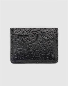 Dime Haha Leather Cardholder Black