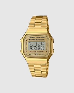 Casio Gents Digital EL Backlight Goldtone A168WG-9