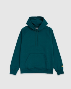 Carhartt WIP Hooded Chase Sweat Chervil/Gold