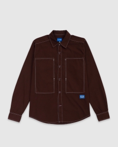 Larriet Cliff LS Shirt Chocolate