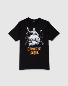 Crawling Death Skull Fighter T-Shirt Black