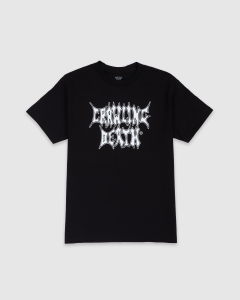 Crawling Death Metal Outline T-Shirt Black