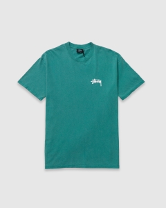 Stussy Fuzzy Dice T-Shirt Pigment Pine Green