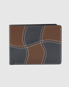 Dime Wave Leather Wallet Black