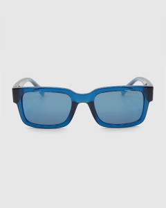 Arnette x Girl Bigflip Sunglasses Transparent Blue/Blue Mirror