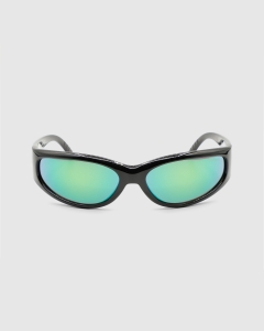 Arnette x Girl Catfish Sunglasses Black Recycled/Green Mirror