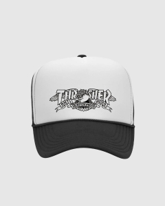 Thrasher x Antihero Mag Banner Trucker Black/White