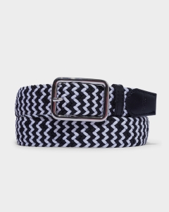 Butter Goods Braided Belt Black/White