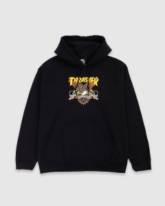 Thrasher x Antihero Eaglegram PO Hood Black