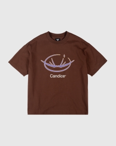 Candice Elate Heavyweight T-Shirt Brown