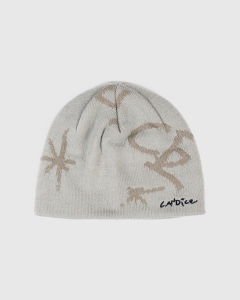 Candice Spark Knitted Beanie Grey