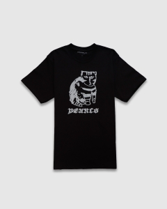 Pearls Tabby T-Shirt Black