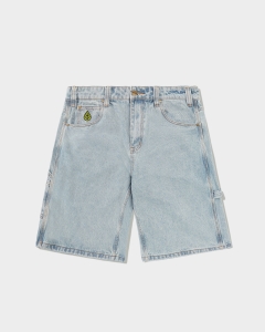 Butter Goods Weathergear Heavyweight Denim Shorts Faded Light Wash