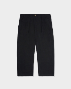 Butter Goods Pleated Trousers Black