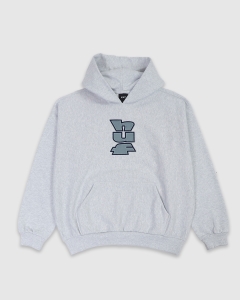 Huf Benton Heavyweight PO Hood Heather Grey