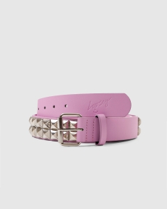 Loosey Studded Belt Magenta