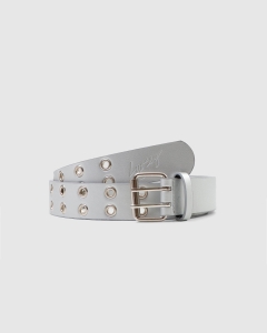 Loosey Grommet Hole Belt Silver