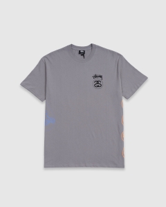 Stussy Strike Heavyweight T-Shirt Grey