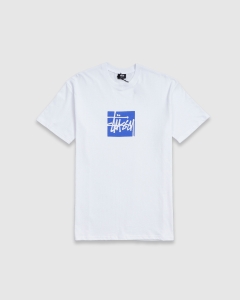 Stussy Stock Box Heavyweight T-Shirt White